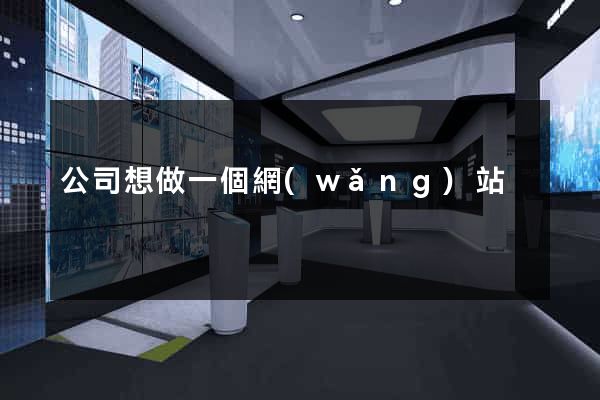 公司想做一個網(wǎng)站