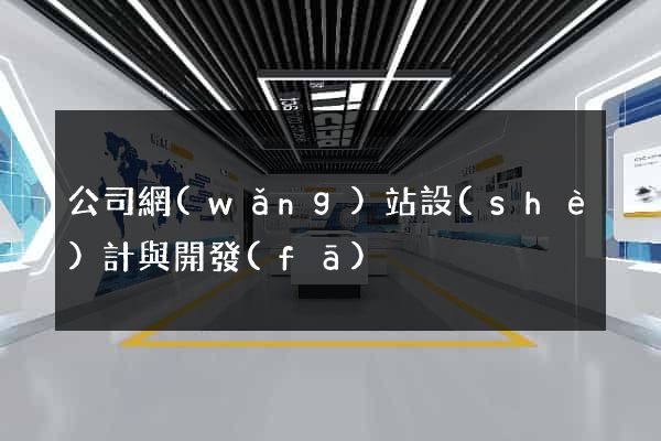 公司網(wǎng)站設(shè)計與開發(fā)