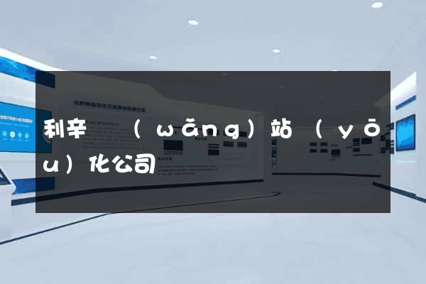 利辛縣網(wǎng)站優(yōu)化公司