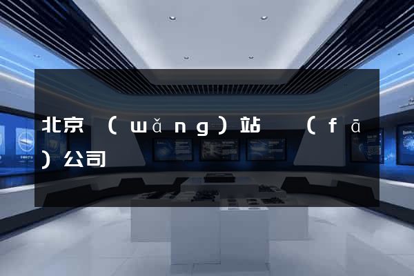 北京網(wǎng)站開發(fā)公司