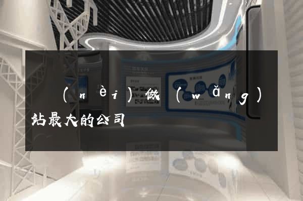 國內(nèi)做網(wǎng)站最大的公司