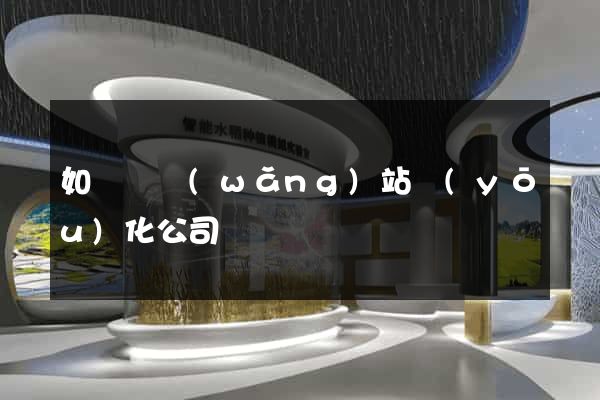 如東縣網(wǎng)站優(yōu)化公司