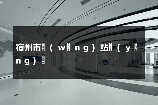 宿州市網(wǎng)站營(yíng)銷