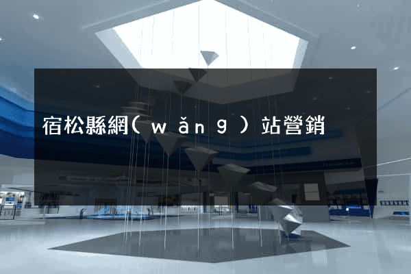 宿松縣網(wǎng)站營銷