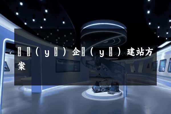 專業(yè)企業(yè)建站方案