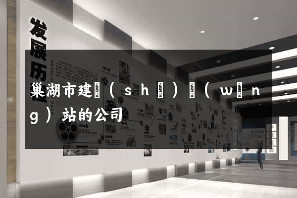 巢湖市建設(shè)網(wǎng)站的公司