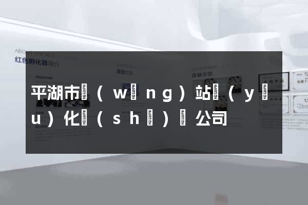 平湖市網(wǎng)站優(yōu)化設(shè)計公司