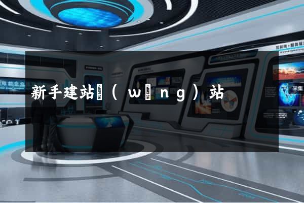 新手建站網(wǎng)站