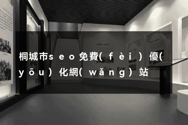 桐城市seo免費(fèi)優(yōu)化網(wǎng)站