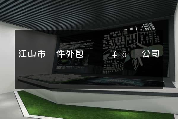 江山市軟件外包開發(fā)公司