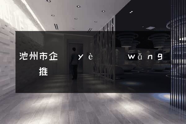 池州市企業(yè)網(wǎng)絡推廣