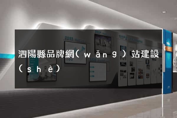 泗陽縣品牌網(wǎng)站建設(shè)