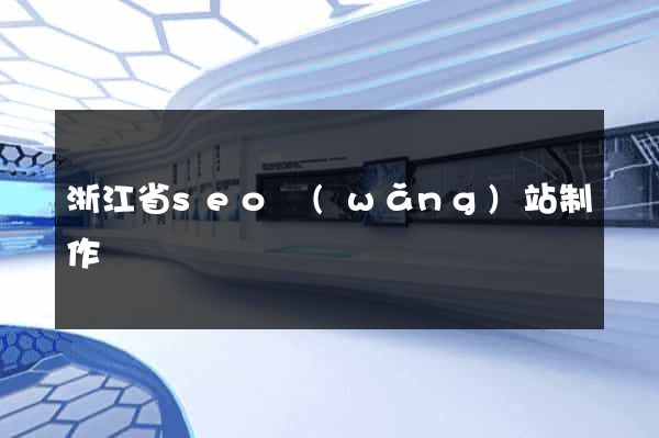 浙江省seo網(wǎng)站制作