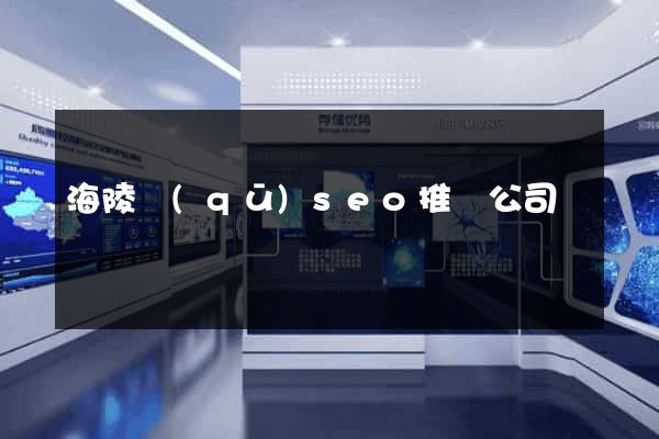 海陵區(qū)seo推廣公司