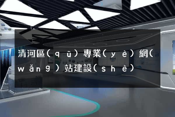 清河區(qū)專業(yè)網(wǎng)站建設(shè)