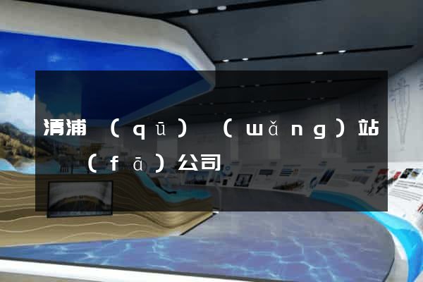 清浦區(qū)網(wǎng)站開發(fā)公司
