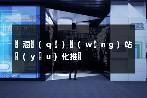 瑤海區(qū)網(wǎng)站優(yōu)化推廣