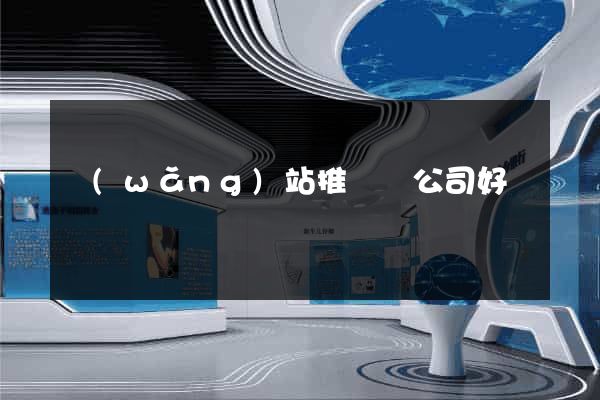 網(wǎng)站推廣個公司好