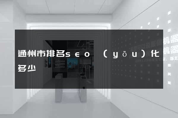 通州市排名seo優(yōu)化多少錢