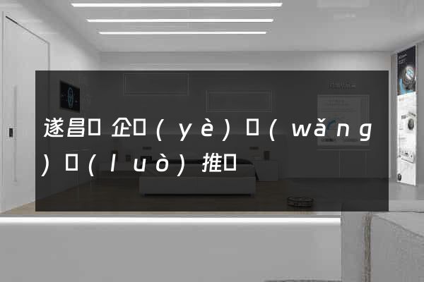 遂昌縣企業(yè)網(wǎng)絡(luò)推廣