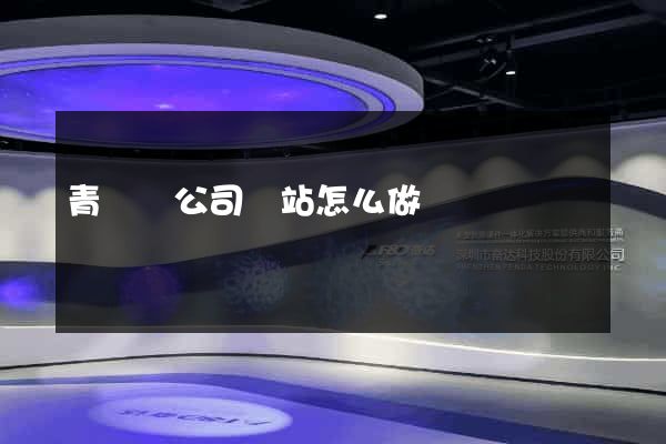 青陽縣公司網站怎么做