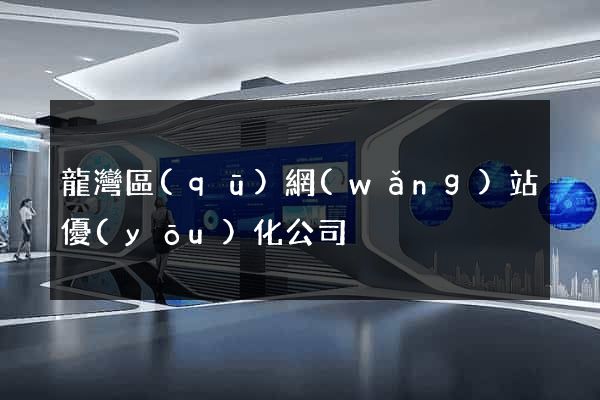 龍灣區(qū)網(wǎng)站優(yōu)化公司