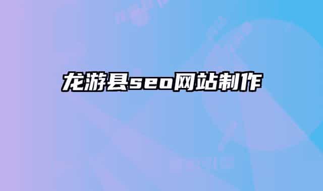 龍游縣seo網站制作